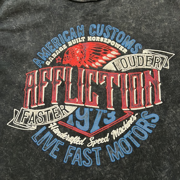 Affliction tee shirt youth large - Picture 4 of 9